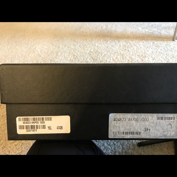 YSL Sexy Black 5” platform pumps size 38 1/2 - Picture 5 of 5